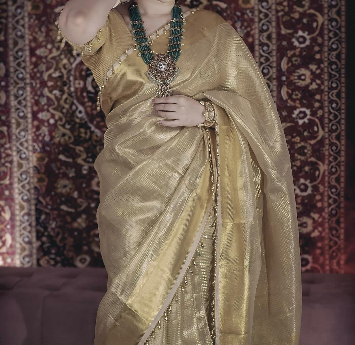 DF-32 Soft  Silk -Banarasi Handloom - inspired by Nayantara