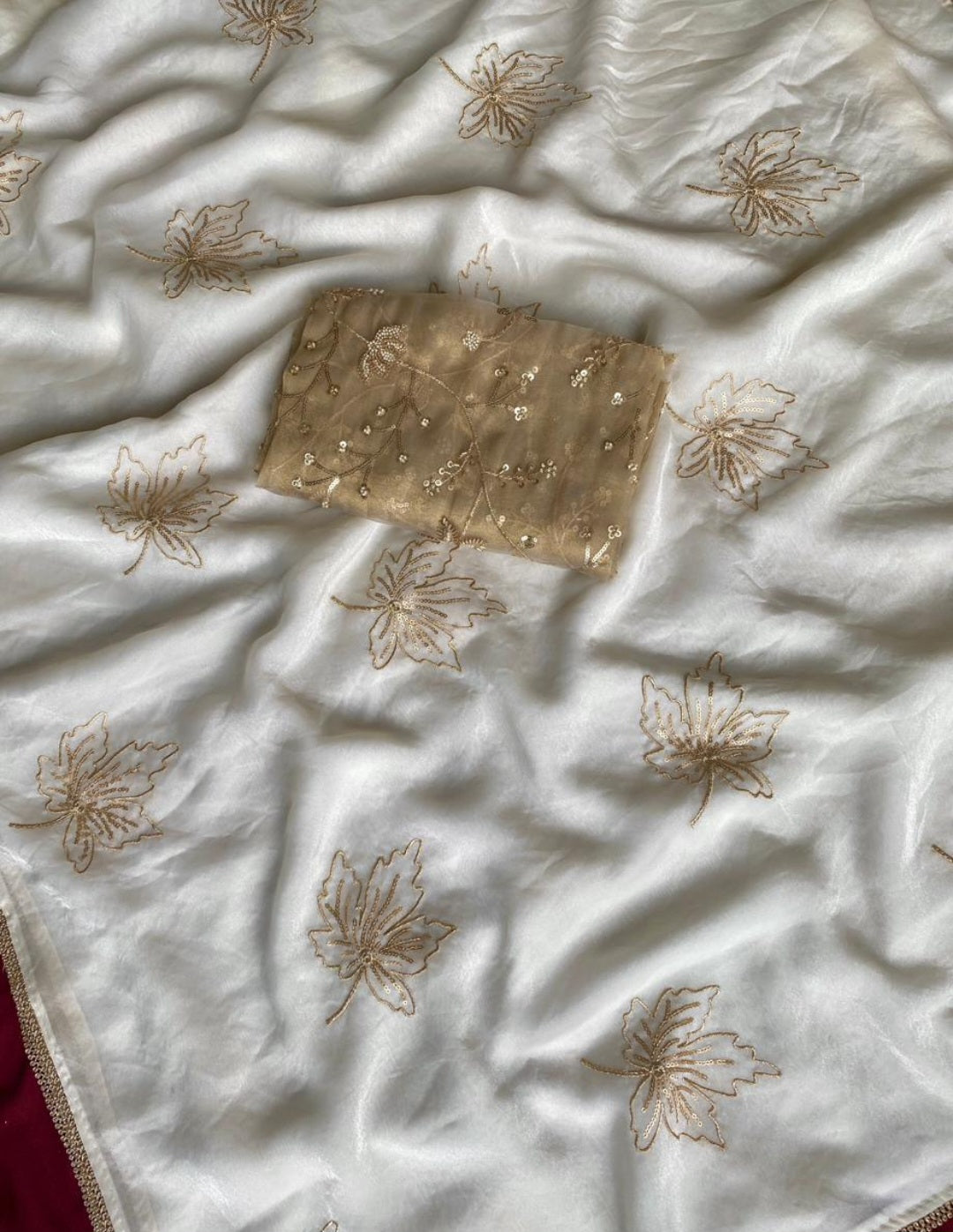 Ds No 1023- Pure Chinnon Saree