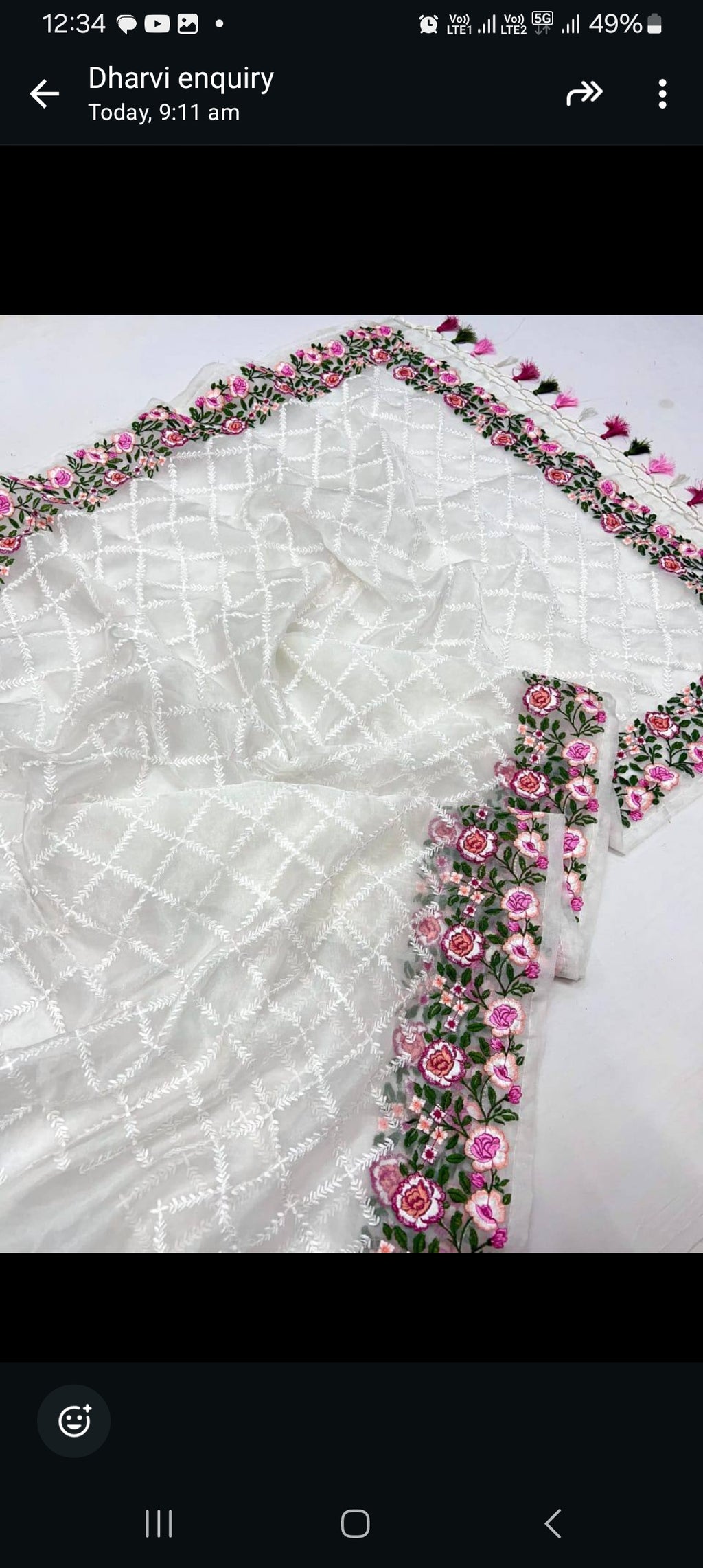 Pure Organza Saree