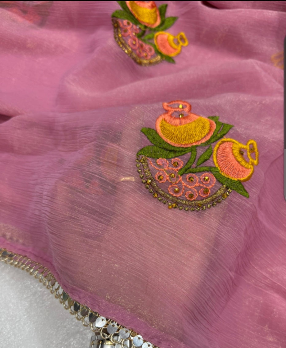 Kriyansh Soft Sona Crush Fabric