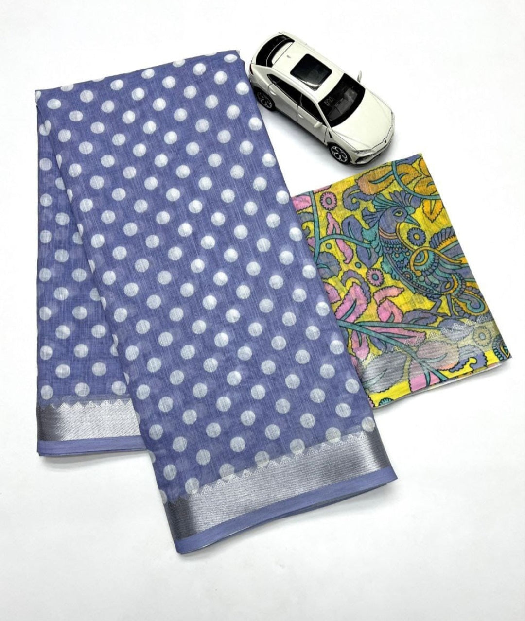 Soft Linen with Mangalagiri Border