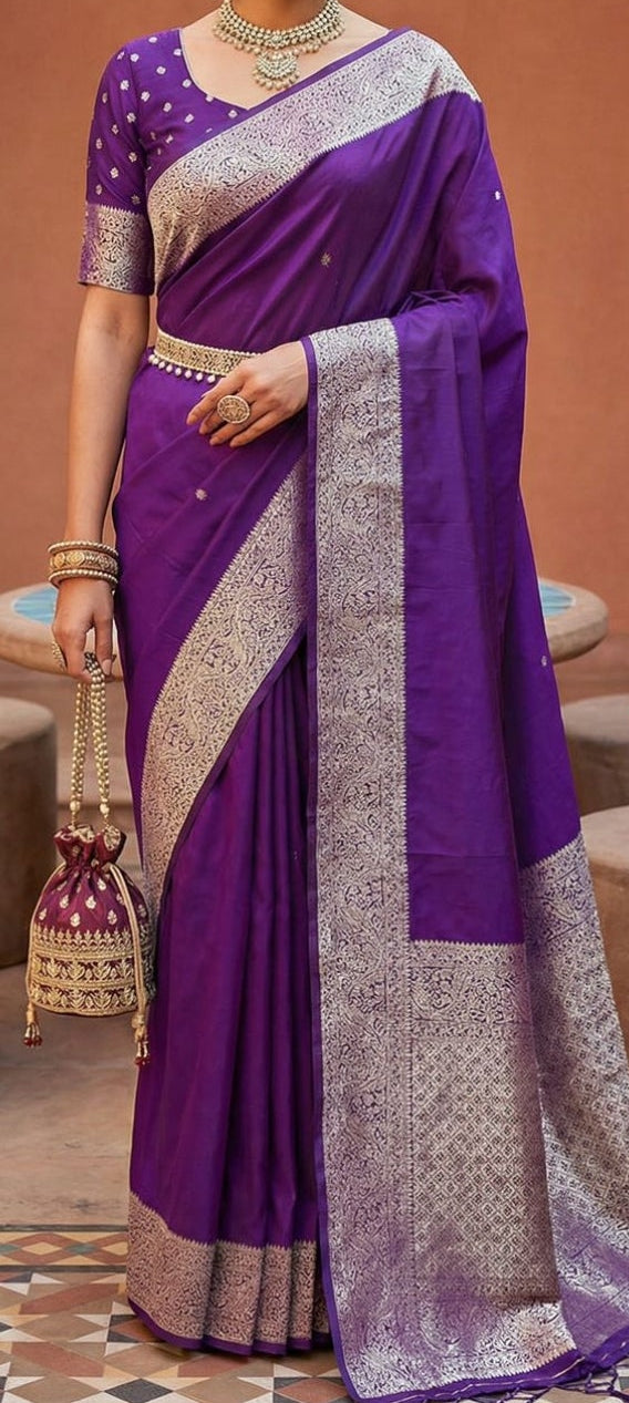 Soft Premium Banarasi Silk Fabric